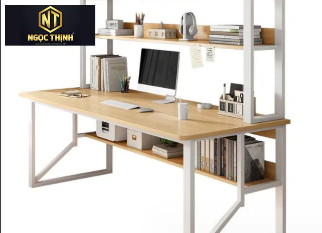 BÀN LÀM VIỆC ĐƠN GIẢN CÓ KỆ